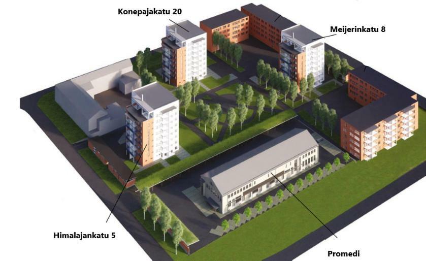 Pro Apartments 3 Vaasa Esterno foto